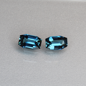 Indicolite Tourmaline Pair