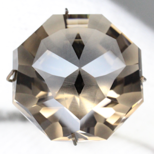 Smokey Quartz Frosted Alien