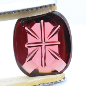 Cabochon Garnet Cross
