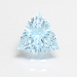 Concave Sky Blue Topaz Trillion