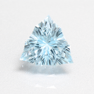 Concave Sky Blue Topaz Trillion