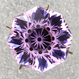 Amethyst Flower Fantasy cut
