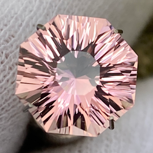 Pink Concave Octagon Tourmaline