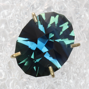 Oval Teal Sapphire