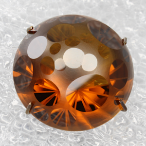 Moon Crater Red Citrine
