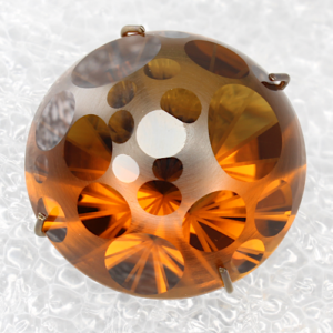 Moon Crater Red Citrine