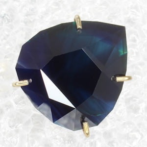 Midnight Blue Pear Sapphire