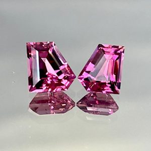 Rubellite Tourmaline Pair