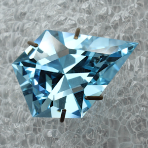 Sky Blue Topaz Fan Cut
