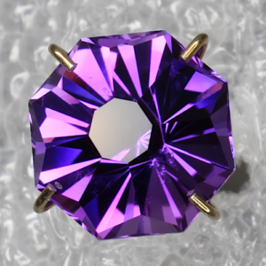 Purple Amethyst Octagon