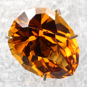 Egg Shape Red Citrine