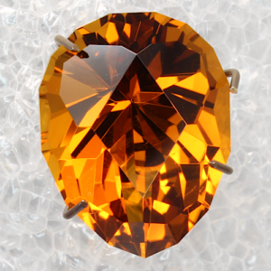 Egg Shape Red Citrine