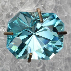 Cut Corner Rectangular Zircon