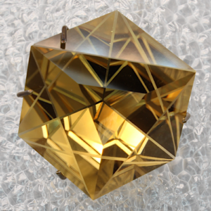 Illusion Cube Citrine