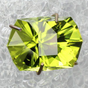 Elongated Hex Peridot