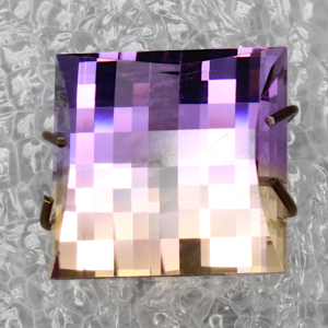Square Pixel Ametrine