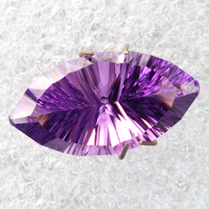 Concave Marquise Amethyst