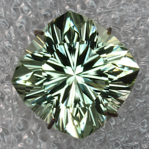 Concave Cushion Prasiolite
