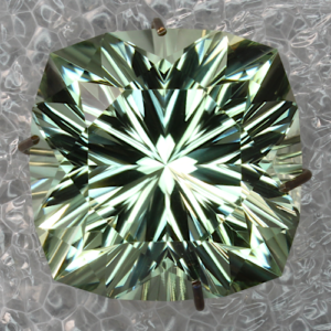 Concave Cushion Prasiolite
