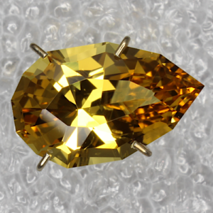 Golden Beryl Pear cut