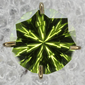 Concave Peridot 7 fold