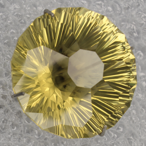 Concave Lemon Quartz Flower
