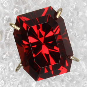 Malaya Rectangular garnet