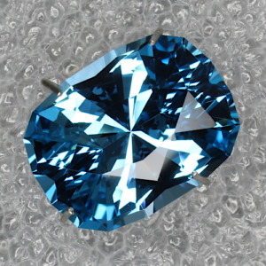 Swiss Blue Topaz Cushion