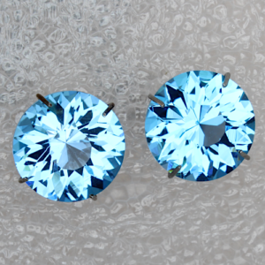 Swiss Blue Topaz Pair