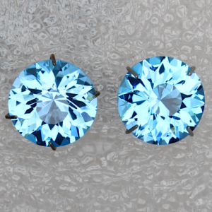 Swiss Blue Topaz Pair