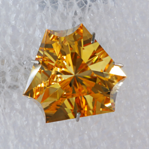 Concave Trillion Citrine