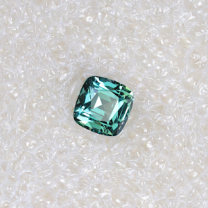 Cushion Teal Sapphire