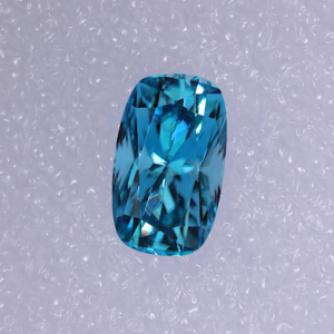 Blue Zircon Rectangular Cushion