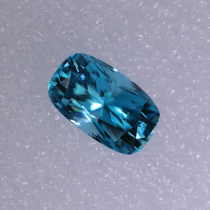 Blue Zircon Rectangular Cushion