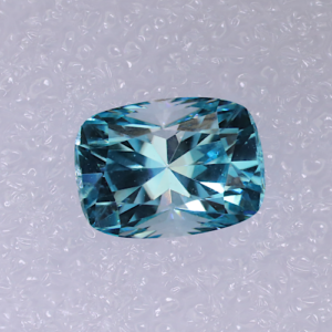 Blue Zircon Long Cushion